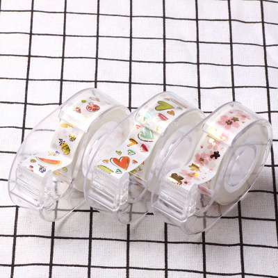 AAGU 1PC Wholesale Transparent Washi Tape Dispenser Decorative Paper Tape Dispenser Suitable for 15mm*10m Tape Cutter