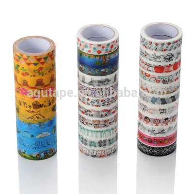 New arrival Japanese adhesive Cartoon sticker washy paper tape